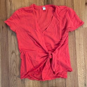 Old Navy V-Neck Wrap Top - Size S (EUC)
